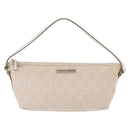 GUCCI GG Canvas Accessory Pouch Beige Gold 039 1103 2123 Auth mr2881-13
