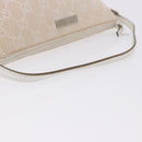 GUCCI GG Canvas Accessory Pouch Beige Gold 039 1103 2123 Auth mr2881-8