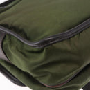 PRADA Shoulder Bag Nylon Khaki Silver Auth mr2884-22