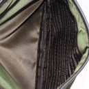 PRADA Shoulder Bag Nylon Khaki Silver Auth mr2884-35