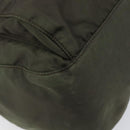 PRADA Shoulder Bag Nylon Khaki Silver Auth mr2887-15