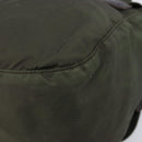 PRADA Shoulder Bag Nylon Khaki Silver Auth mr2887-16