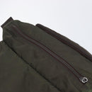 PRADA Shoulder Bag Nylon Khaki Silver Auth mr2887-22