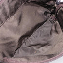 PRADA Shoulder Bag Nylon Khaki Silver Auth mr2887-30
