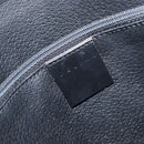 CELINE Macadam Canvas Hand Bag PVC Leather Black Gold Auth mr2888A-15