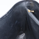 CELINE Macadam Canvas Hand Bag PVC Leather Black Gold Auth mr2888A-18
