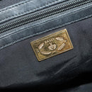 BALLY Hand Bag Leather 2way Black Gold Auth mr2891-20