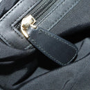 BALLY Hand Bag Leather 2way Black Gold Auth mr2891-21