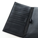 Chrome Hearts Wave Wallet Leather Black Auth mr2894SM-19