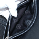 Chrome Hearts Wave Wallet Leather Black Auth mr2894SM-27