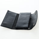 Chrome Hearts Wave Wallet Leather Black Auth mr2894SM-29