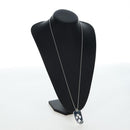 Chrome Hearts Flare Dagger Large Dog Tag Necklace metal Silver Auth mr2895SAM-15