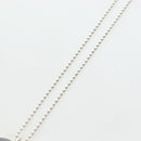Chrome Hearts Flare Dagger Large Dog Tag Necklace metal Silver Auth mr2895SAM-4