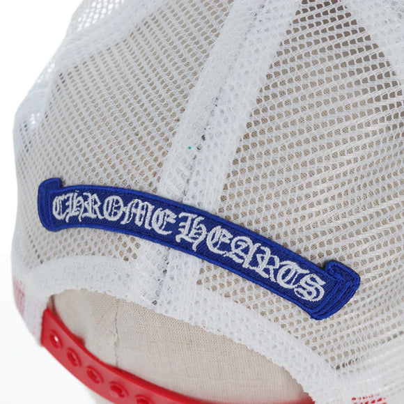 Chrome Hearts Cap Polyester Mesh Red Auth mr2896SM