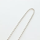 Chrome Hearts Large Dog Tag Necklace metal Silver Auth mr2897SAM-11