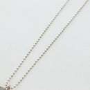 Chrome Hearts Large Dog Tag Necklace metal Silver Auth mr2897SAM-4