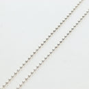 Chrome Hearts Large Dog Tag Necklace metal Silver Auth mr2897SAM-9