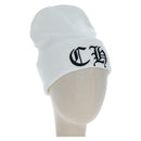 Chrome Hearts Beanie Hat Acrylic White Auth mr2898SM-1