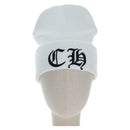 Chrome Hearts Beanie Hat Acrylic White Auth mr2898SM-2