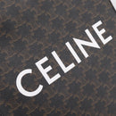 CELINE Macadam Canvas Triomphe Shoulder Bag Leather 2way Brown Gold Auth mr2902A-16
