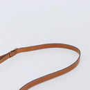 CELINE Macadam Canvas Shoulder Bag PVC Leather Brown Gold Auth mr2903-14