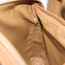 CELINE Macadam Canvas Shoulder Bag PVC Leather Brown Gold Auth mr2905-18
