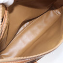 CELINE Macadam Canvas Shoulder Bag PVC Leather Brown Gold Auth mr2905-22