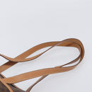 CELINE Macadam Canvas Shoulder Bag PVC Leather Brown Gold Auth mr2905-8