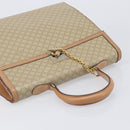 CELINE Macadam Canvas Hand Bag PVC Beige Gold Auth mr2906-6