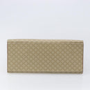 CELINE Macadam Canvas Hand Bag PVC Beige Gold Auth mr2906-9