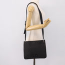 GUCCI GG Canvas Shoulder Bag Black 91762 Auth mr2911-22