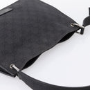 GUCCI GG Canvas Shoulder Bag Black 91762 Auth mr2911-6