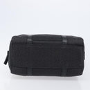 CELINE C Macadam Canvas Hand Bag Black Silver Auth mr2912-10