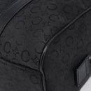 CELINE C Macadam Canvas Hand Bag Black Silver Auth mr2912-11