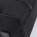 CELINE C Macadam Canvas Hand Bag Black Silver Auth mr2912-14