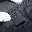 CELINE C Macadam Canvas Hand Bag Black Silver Auth mr2912-17