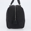 CELINE C Macadam Canvas Hand Bag Black Silver Auth mr2912-5