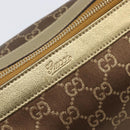 GUCCI GG Canvas Hand Bag Beige Gold 141470 Auth mr2913-16