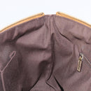 GUCCI GG Canvas Hand Bag Beige Gold 141470 Auth mr2913-21