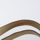 GUCCI GG Canvas Hand Bag Beige Gold 141470 Auth mr2913-9