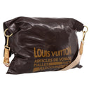 LOUIS VUITTON Raindrop Bethus Shoulder Bag Patent Brown LV Auth mr2916A-1