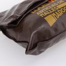 LOUIS VUITTON Raindrop Bethus Shoulder Bag Patent Brown LV Auth mr2916A-13