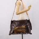 LOUIS VUITTON Raindrop Bethus Shoulder Bag Patent Brown LV Auth mr2916A-23