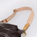 LOUIS VUITTON Raindrop Bethus Shoulder Bag Patent Brown LV Auth mr2916A-6