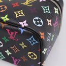 LOUIS VUITTON Monogram Multicolor Nice Mini Pouch Black M13747 LV Auth mr2917SM-10