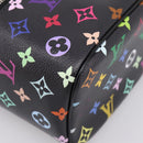 LOUIS VUITTON Monogram Multicolor Nice Mini Pouch Black M13747 LV Auth mr2917SM-11