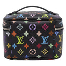 LOUIS VUITTON Monogram Multicolor Nice Mini Pouch Black M13747 LV Auth mr2917SM-3