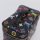 LOUIS VUITTON Monogram Multicolor Nice Mini Pouch Black M13747 LV Auth mr2917SM-6