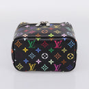 LOUIS VUITTON Monogram Multicolor Nice Mini Pouch Black M13747 LV Auth mr2917SM-9