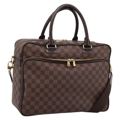 LOUIS VUITTON Damier Ebene Ikar Business Bag 2way N23252 LV Auth mr2918V